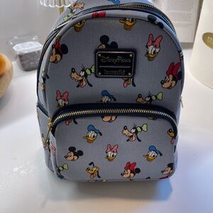 Loungefly Gray Disney Character Backpack